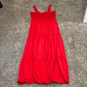 LOFT Smocked Maxi Dress